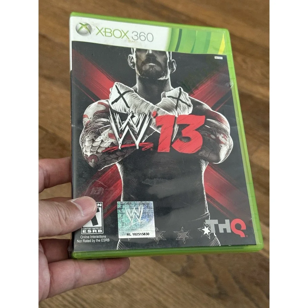 WWE 13 Microsoft Xbox 360 2012 Disc , With Manual ,‎ Good Condition